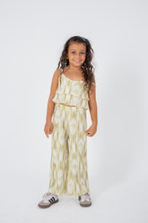 Green*White Playful Plisse Set